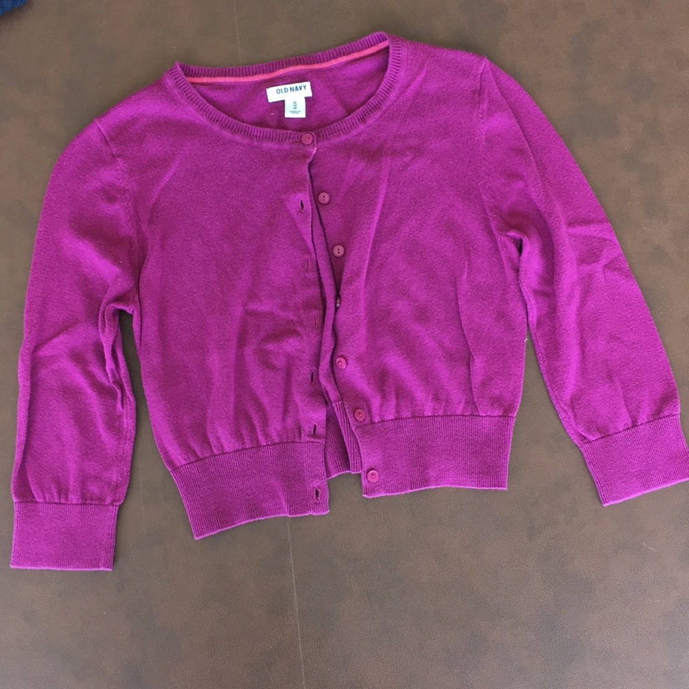Fuchsia Old Navy Cardigan